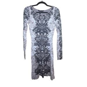 BCBGmaxazria Regan Dress Baroque Cream Size XS 70% Silk Pre Loved